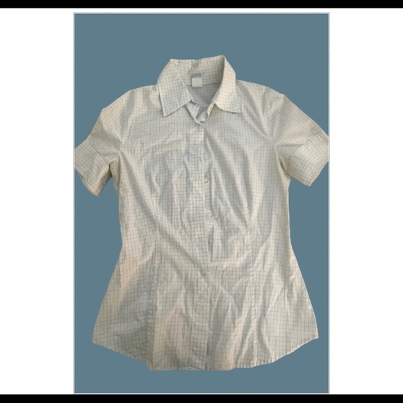 J.CREW short sleeve fitted button down - Picture 2 of 4